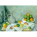 Rideau, Cruchon et Compotier, Cézanne